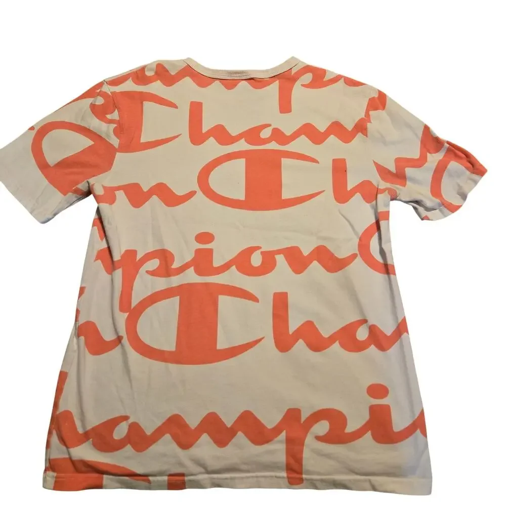 Champion Heritage All-Over-Print T-Shirt men's medium - Picture 2 of 8